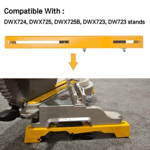 Miter Saw Mounting Brackets N087371 DW7231 use for Dewalt's DW723, DWX723, DWX724, and DWX725 DWX725B Heavy Duty Miter Saw. (2 pack) Yellow, Large