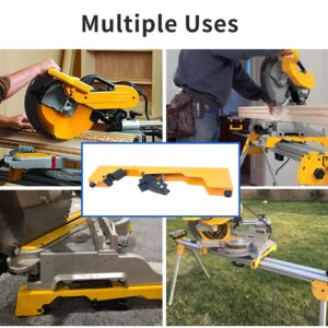 Miter Saw Mounting Brackets N087371 DW7231 use for Dewalt's DW723, DWX723, DWX724, and DWX725 DWX725B Heavy Duty Miter Saw. (2 pack) Yellow, Large