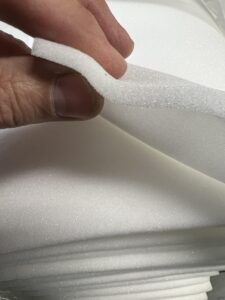 foam starr 1/4” plain foam seat pad upholstery high density foam made in usa (1/4" thick x 64" wide x 1 yard)