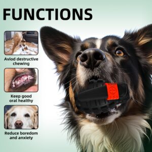 Dog Toys for Aggressive Chewers, Indestructible Dog Toys for Large Dogs, Dog Chew Toy, Dog Chew Toy for Aggressive Chewers, Durable Dog Toy for Large Dogs, Heavy Duty Dog Toy, Large Dog Toys (Black)