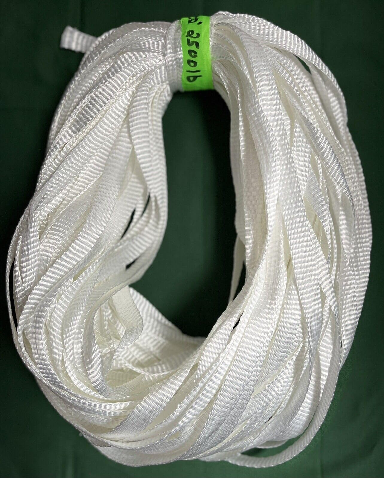 Mule Tape 3/4" 2500Lb 100ft Polyester Rope Pull String Strong Rope Conduit Electrical Wire Cable Pull Poly Tape Rope Poly Pull Line Flat Rope Polyester Webbing Wire Pulling Rope Conduit Pull String