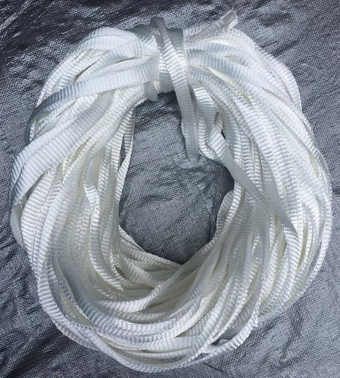 Mule Tape 3/4" 2500Lb 100ft Polyester Rope Pull String Strong Rope Conduit Electrical Wire Cable Pull Poly Tape Rope Poly Pull Line Flat Rope Polyester Webbing Wire Pulling Rope Conduit Pull String