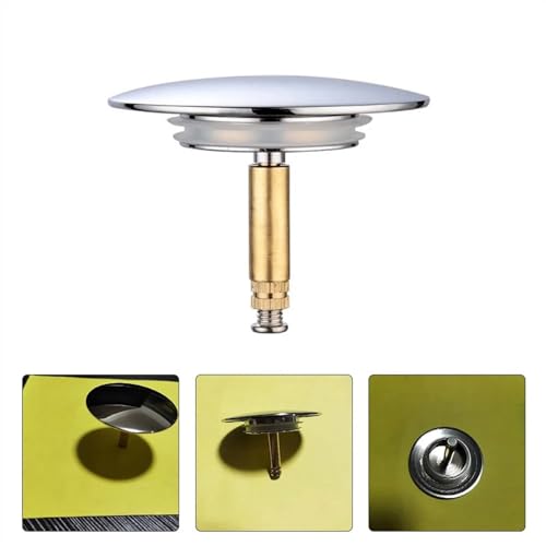 LuckQi Bath Tub Sink Floor Drain Plug Water Stopper Tool for Kitchen Laundry Bathroom Bathtub Sealing Water Plug