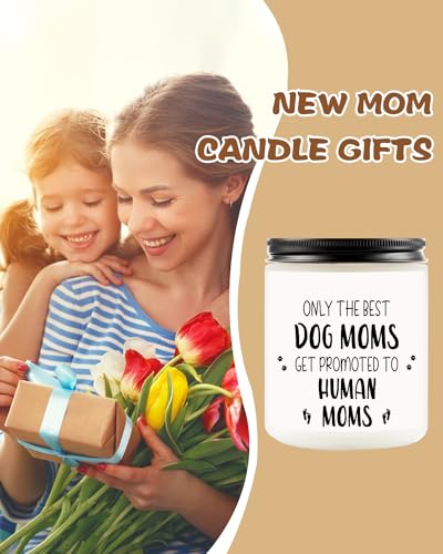 New Mom Gifts for Women, Pregnancy Must Haves, Mom to Be Gifts for First Time Mom, Pregnancy Gifts, First Mothers Day Gifts for New Mom, Handmade Lavender Natural Soy Wax Candle Gifts for New Mom(7oz)