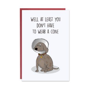 ithmahco funny get well cards, get well soon gifts for women, feel better gifts for women, thinking of you gifts, humor speedy surgery recovery card for him her friends mother