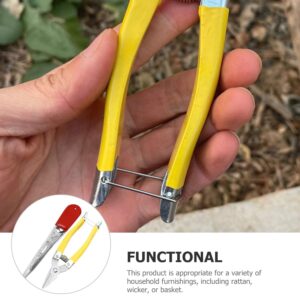 VILLCASE Wicker Repair Tool, Wicker Weaving Tool Wicker Furniture Basket Repairing Pick Outdoor Furniture Repair Scissor for Patio Plastic Wicker Chair Sofa Repair