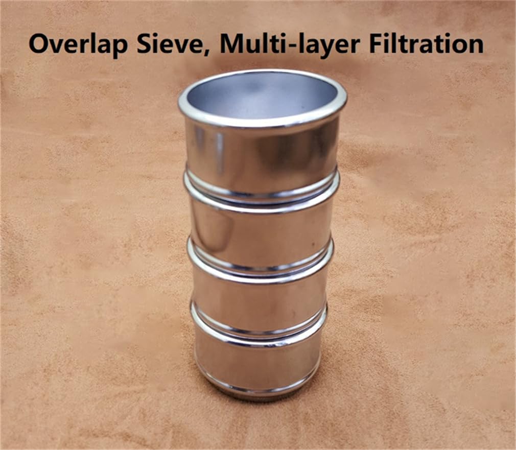 Integrated Lab Test Sieve Diameter 5cm Stainless Metal Wire Mesh Filter Strainer Various Mesh Count (mesh Count 150)