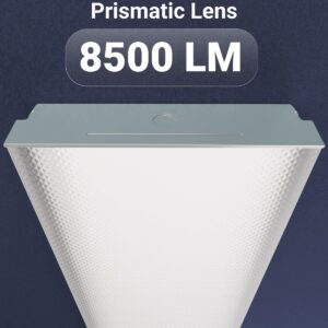 Sunco LED 11 Inch Prisma Wraparound Light for Indoor Commercial Industrial Warehouse Garage Utility Workshop, 72W 8500 Lumens, Selectable CCT 4000K/5000K/6000K, Non-Dimmable, AC120-277V 2 Pack