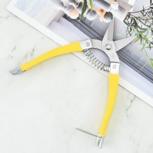 VILLCASE Wicker Repair Tool, Wicker Weaving Tool Wicker Furniture Basket Repairing Pick Outdoor Furniture Repair Scissor for Patio Plastic Wicker Chair Sofa Repair