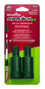 wooster fr042 sherlock gt conversion tip 2-pack, green