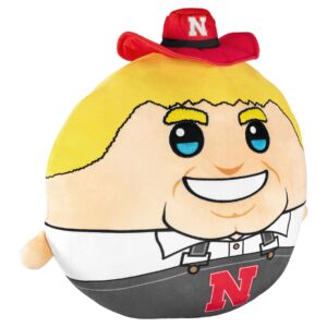 Bleacher Creatures Sleep Squad Nebraska Huskers Herbie 12" Mascot Kiri Cloud Pillow Plushie - Official Collegiate Plush