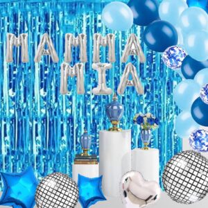 Mamma Mia Party Decorations - Mamma Mia Bachelorette Party, Disco Themed Party Decorations. Mamma Mia Backdrop Mamma Mia Party Supplies Decoration for Mamma Mia Party Bridal Shower Bachelorette Party