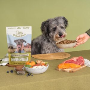 BADLANDS RANCH - Superfood Complete, Air-Dried Adult Dog Food - High Protein, Zero Fillers, Superfood Nutrition by Katherine Heigl (64 oz., Beef Formula)