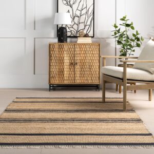 nuLOOM Ananya Area Rug, 5x8, Natural