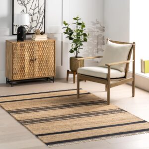 nuloom ananya area rug, 5x8, natural