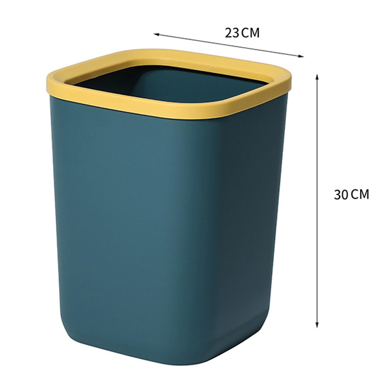 IUIBMI Small Bathroom Garbage Can Office Waste Basket Slim Trash Bin Garbage Container Basket Bathroom Trash Can for Home Office Kitchens Offices Kids Rooms Dorms