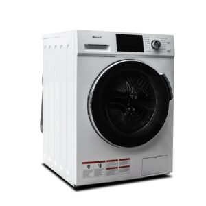 All in One Washer and Dryer Combo 24 inch, 2.7 cu.ft Front Load Washer Dryer in One 26 lbs, 1400 RPM,16 Cycles, for Laundry,Apartment,Dorm, White