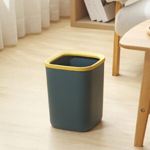 IUIBMI Small Bathroom Garbage Can Office Waste Basket Slim Trash Bin Garbage Container Basket Bathroom Trash Can for Home Office Kitchens Offices Kids Rooms Dorms