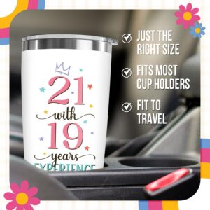 ZAGKOO 40th Birthday Gifts Women - 40th Birthday Decorations Woman, Man - 40 Year Old Gifts Unique Ideas, Making World Better Since 1984 Cool 40th Birthday - Funny Happy Turning 40-20oz Tumbler Cup