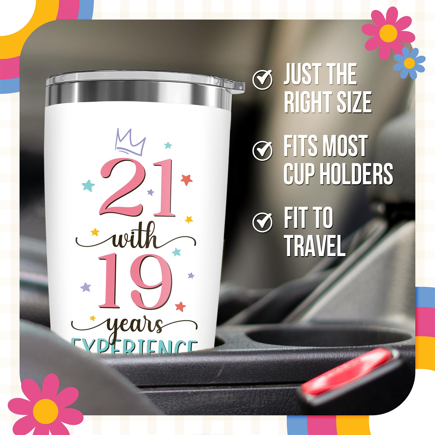 ZAGKOO 40th Birthday Gifts Women - 40th Birthday Decorations Woman, Man - 40 Year Old Gifts Unique Ideas, Making World Better Since 1984 Cool 40th Birthday - Funny Happy Turning 40-20oz Tumbler Cup