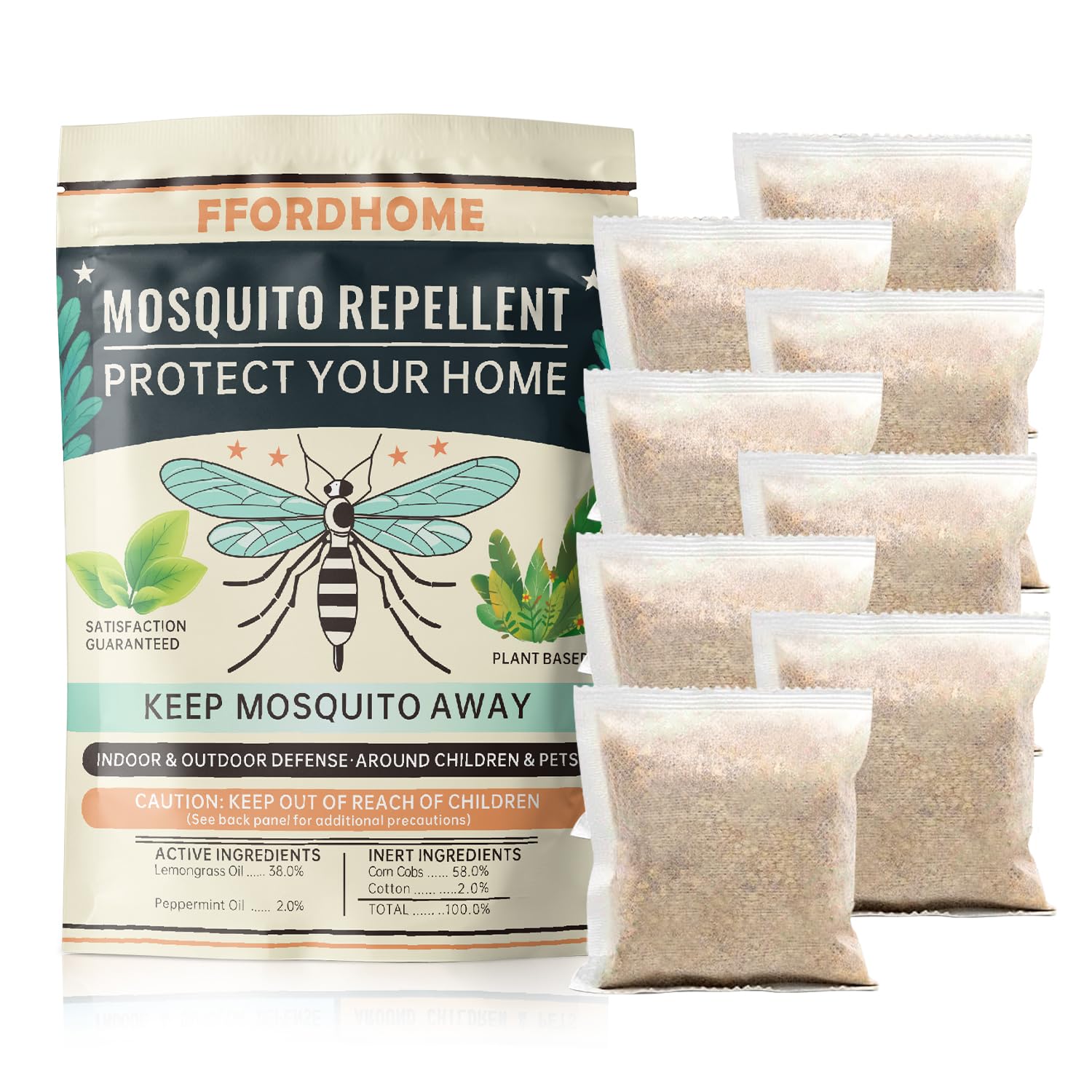 Mosquito Repellent for Patio, Mosquito Repellent Outdoor,Mosquito Repellents for Yard, Backyard, Camping, Indoor Mosquito Repellant, Mosquito Control for Room(8PACK)…