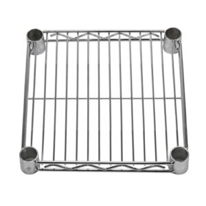 Shelving Inc. 10" d x 30" w x 96" h Chrome Wire Shelving with 6 Shelves, Weight Capacity 800lbs Per Shelf