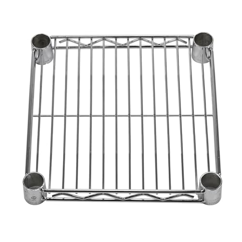 Shelving Inc. 10" d x 30" w x 96" h Chrome Wire Shelving with 6 Shelves, Weight Capacity 800lbs Per Shelf