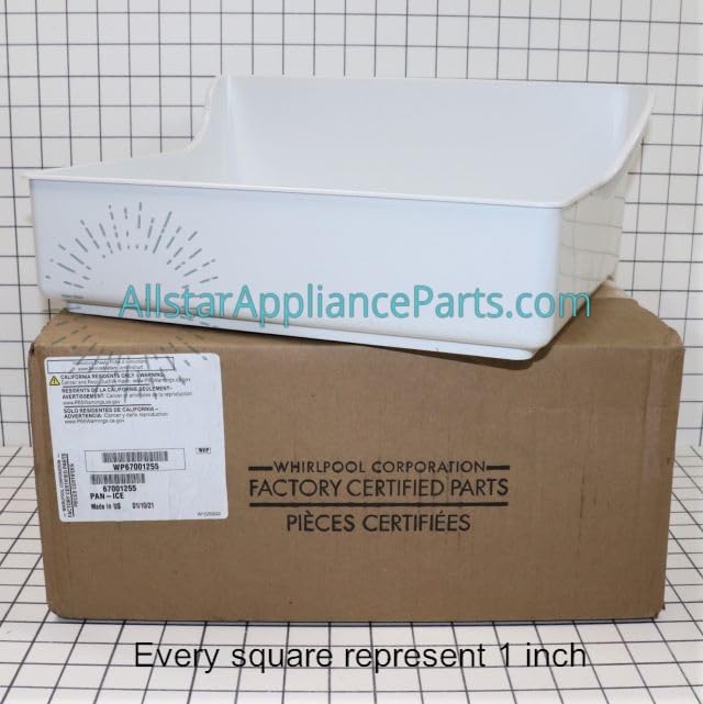 Allstar Appliance Parts WP67001255 Refrigerator Ice Bucket