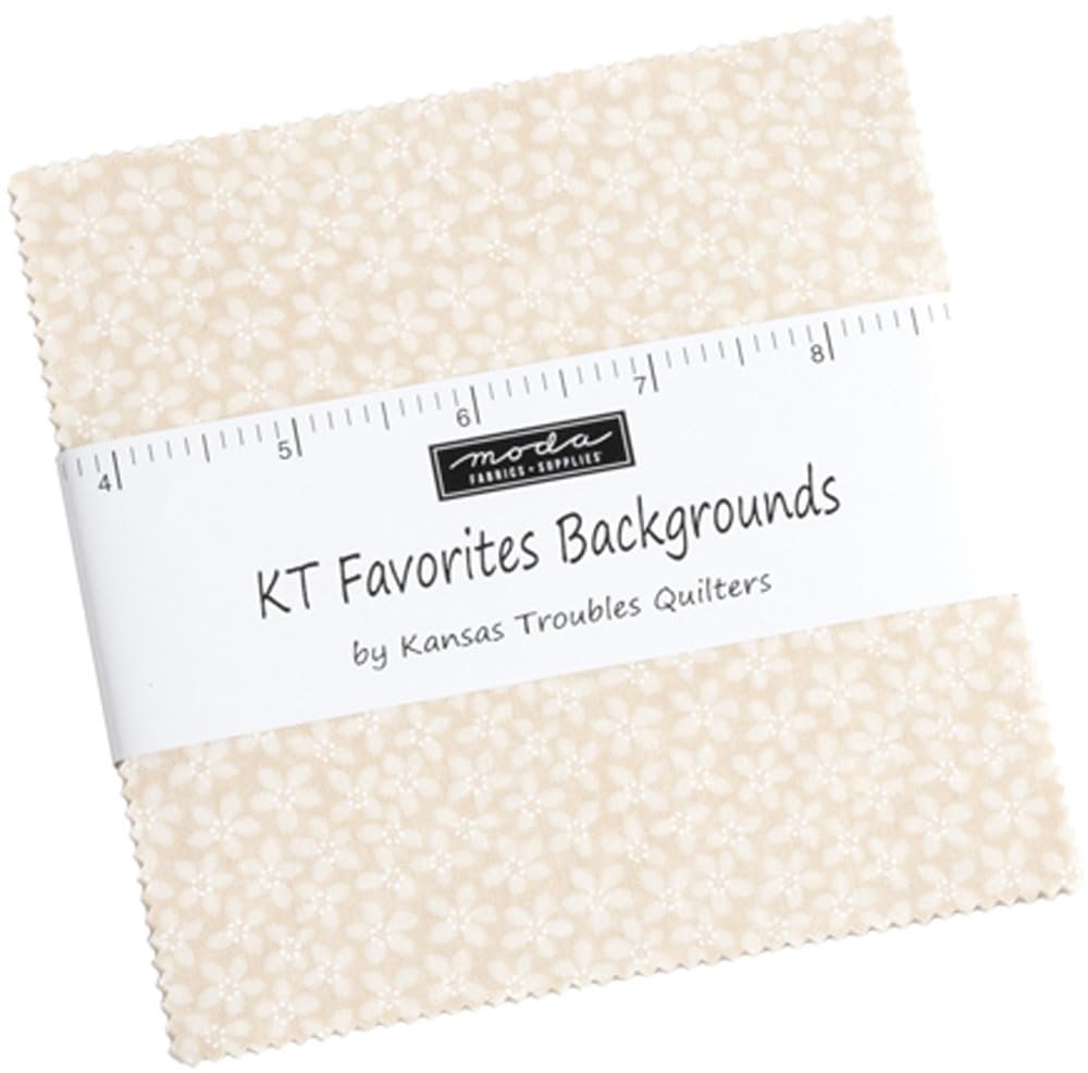 KT Favorites Backgrounds Charm Pack by Kansas Troubles Quilters; 42-5" Precut Fabric Quilt Squares