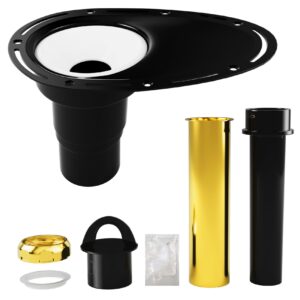 dooeant freestanding bathtub drain rough-in kit, freestanding tub drain kit for freestanding bathtu, with abs pipe and brass pipe, with cupc certification