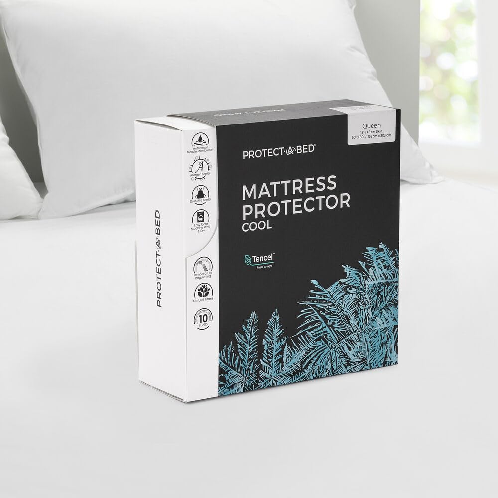 Pacific Coast Feather Protect-A-Bed Cool Mattress Protector - Queen