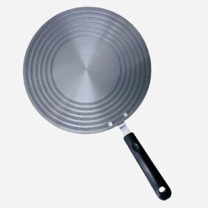 heat diffuser for gas stove, 11 inch aluminum non-stick coating gas stove diffuser with anti-scalding handle, simmer plate for gas stove, provides uniform distribution of heat, great for simmering