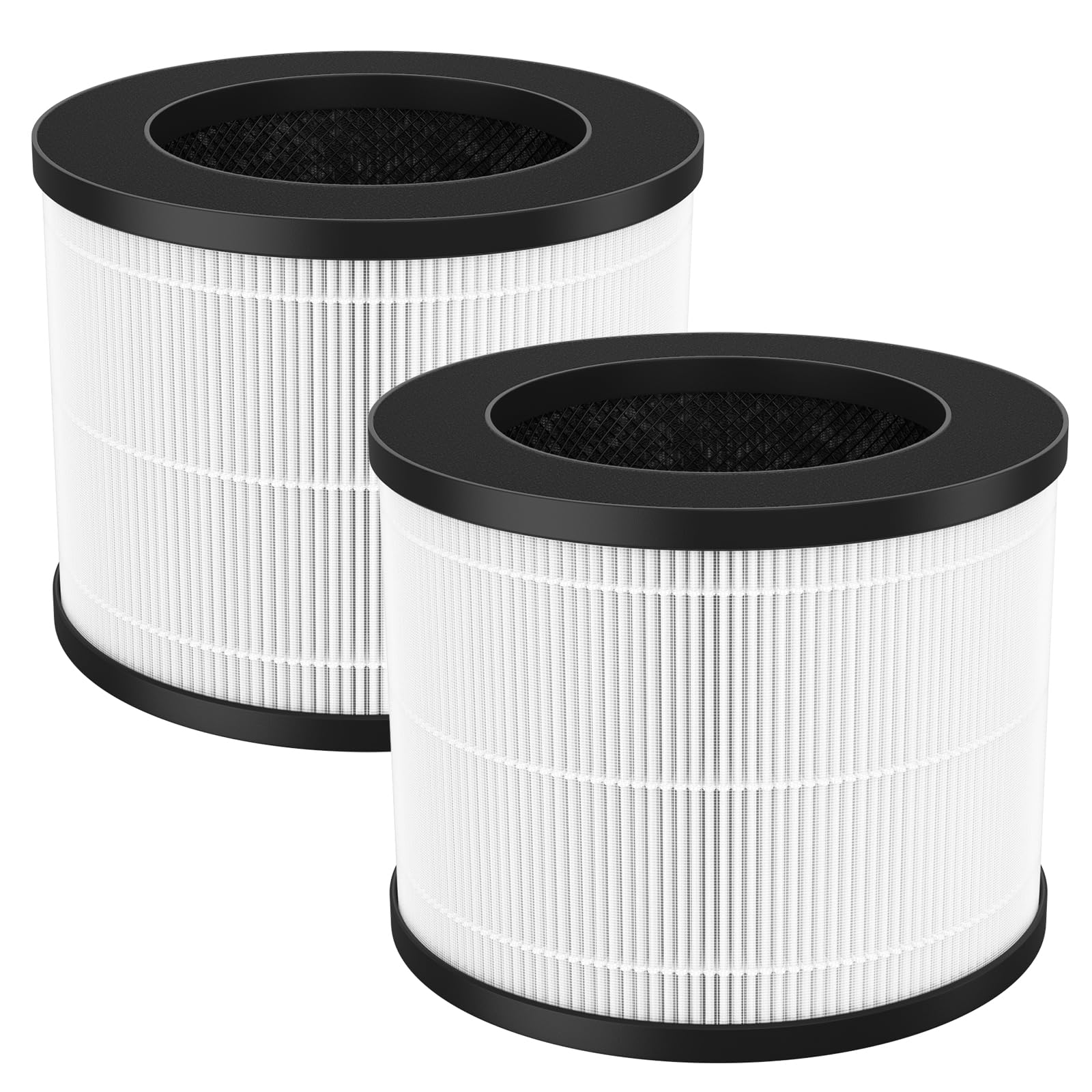 CFKREYA EPI153 Replacement Filter Compatible with MOOKA and KOIOS EPI153 Air Purifier, 3-in-1 H13 True HEPA and Activated Carbon Filter Replacement for EP1153, 2-Pack