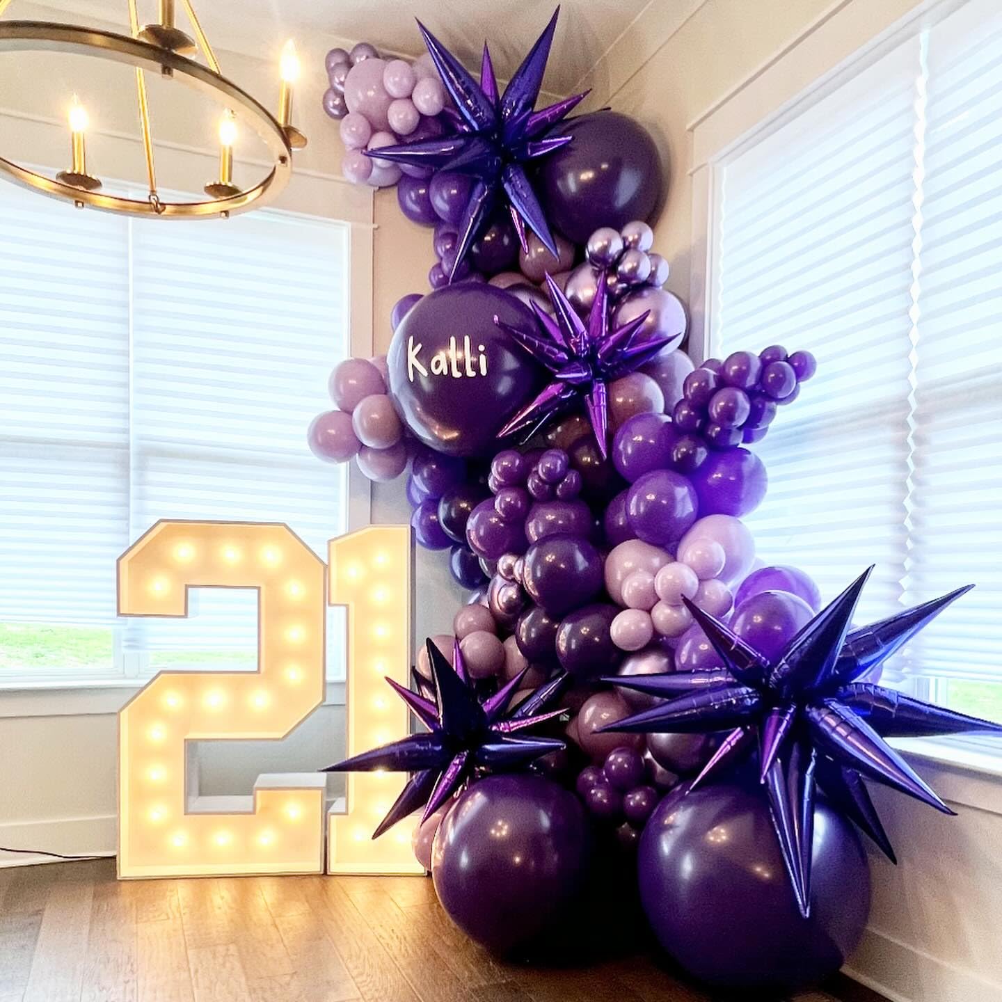 YMSZ Purple Balloons, 50pcs 12 inch Purple Confetti Balloons Kit, Metallic Purple Latex Balloons for Birthday, Bridal Shower,Wedding, Graduation Party Decorations