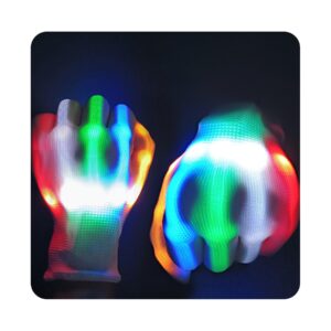 vicaitoys toys for ages 8-13 led gloves toys for boys age 8-10 light up gloves, light up gloves for kids birthday easter gift cool fun toys for 8-13 year old