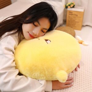 TZMAPU Lemon Plush Pillow, Stuffed Lemon Sofa Cushion, Lemon Doll Toy, Cozy Pillow for Sofa, Office, Cushion, Lounge, Gifts for Kids and Adults(Yellow, 20 inches)