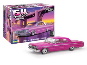 revell level 4 model kit 1964 chevrolet impala ss lowrider 1/25 scale model