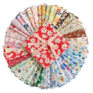 Charm Packs for Quilting 5 inch,Precut Fabric Squares 5''x5'' Quilting Cotton Fabric Bundles,42 Charm Squares for Quilts,Sewing and Other DIY Project