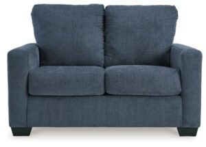 signature design by ashley rannis sofa sleeper sofabed, 54"w x 40"d x 39"h, blue