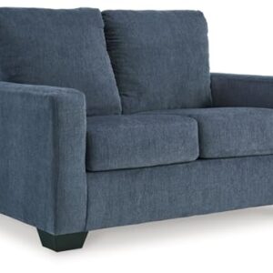 Signature Design by Ashley Rannis Sofa Sleeper Sofabed, 54"W x 40"D x 39"H, Blue