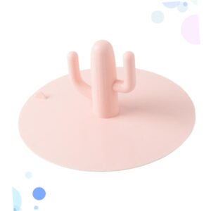 Silicone Sink Cover Round Cactus Shape Plug Creative Sink Plug Kitchen Accessories Silicone Sink Plug Bathtub Stopper for Bathroom