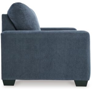 Signature Design by Ashley Rannis Sofa Sleeper Sofabed, 54"W x 40"D x 39"H, Blue