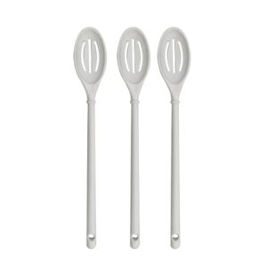 generic pack of 3 fruit salad stirring utensils convenient plastic fruit salad spoons utensils for cooking and dining, normal, white