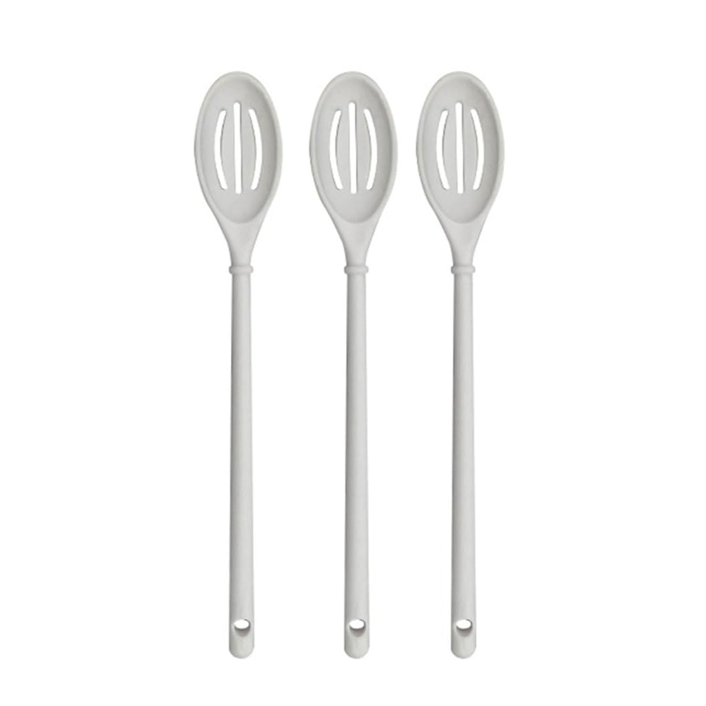 Generic Pack of 3 Fruit Salad Stirring Utensils Convenient Plastic Fruit Salad Spoons Utensils for Cooking and Dining, normal, White