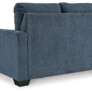 Signature Design by Ashley Rannis Sofa Sleeper Sofabed, 54"W x 40"D x 39"H, Blue