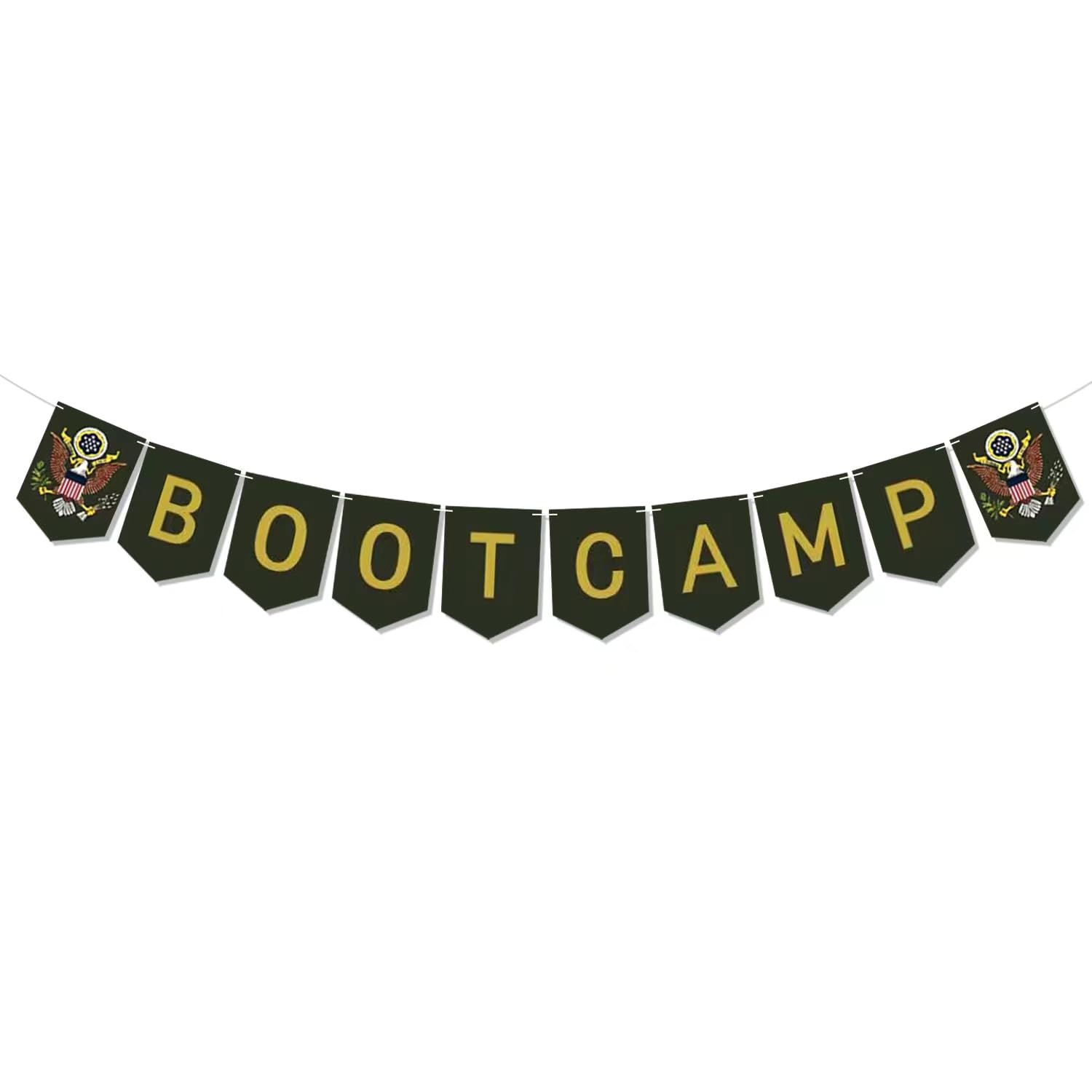 Army Boot camp Party Decorations,Army Bootcamp Banner For Military Recruits Army Farewell Party Welcome Ceremony Party