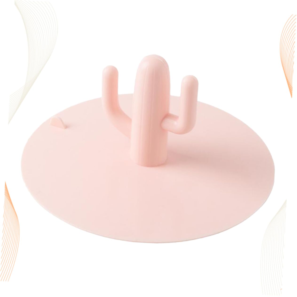 Silicone Sink Cover Round Cactus Shape Plug Creative Sink Plug Kitchen Accessories Silicone Sink Plug Bathtub Stopper for Bathroom