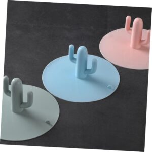 Silicone Sink Cover Round Cactus Shape Plug Creative Sink Plug Kitchen Accessories Silicone Sink Plug Bathtub Stopper for Bathroom