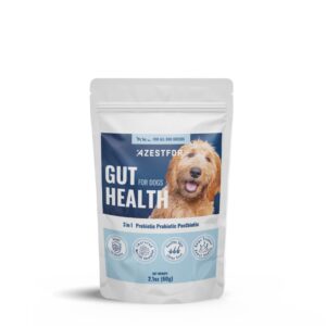 gut health for dogs | 3 in 1 prebiotic probiotic postbiotic | supports digestive health, anti diarrhea | puppy to senior dog | powder 60 g