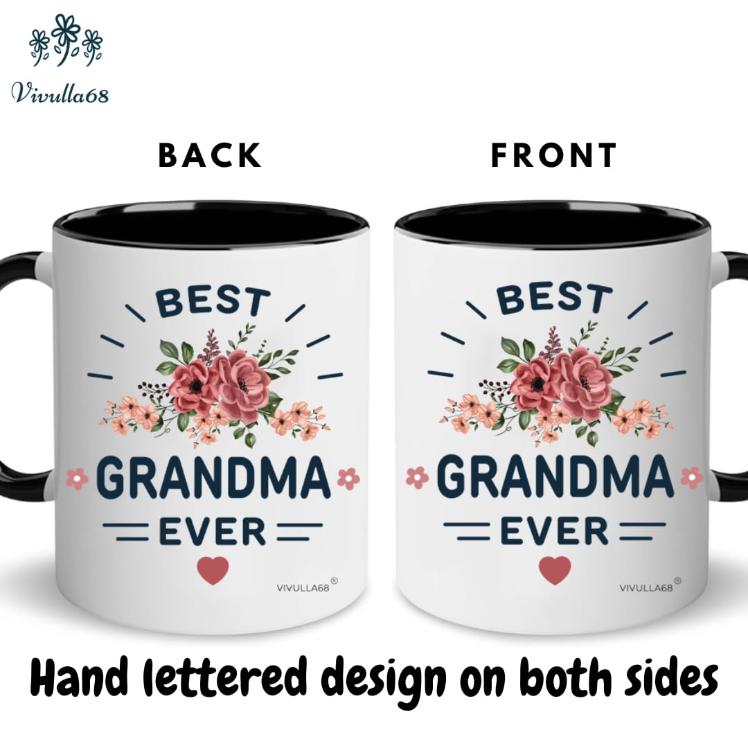 Christmas Gifts For Grandparents Mug Set, Present Grandma Grandpa Cups, Gifts Ideas From Grandkids, Grandchildren, New Grandparent Announcement Christmas Valentine Birthday, Baby Reveal for Nana Papa